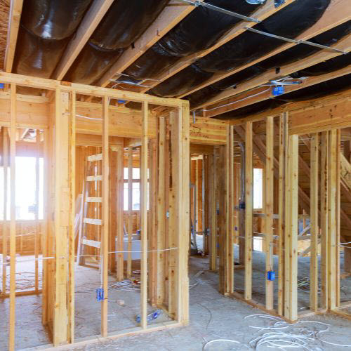 Framing For House Extension Project